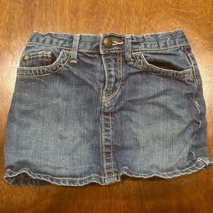 GAP KIDS EUC GIRLS GIRL JEANS DENIM SKIRT SKIRTS CASUAL SUMMER WINTER SIZE 7